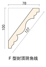 F型封頂陰角線